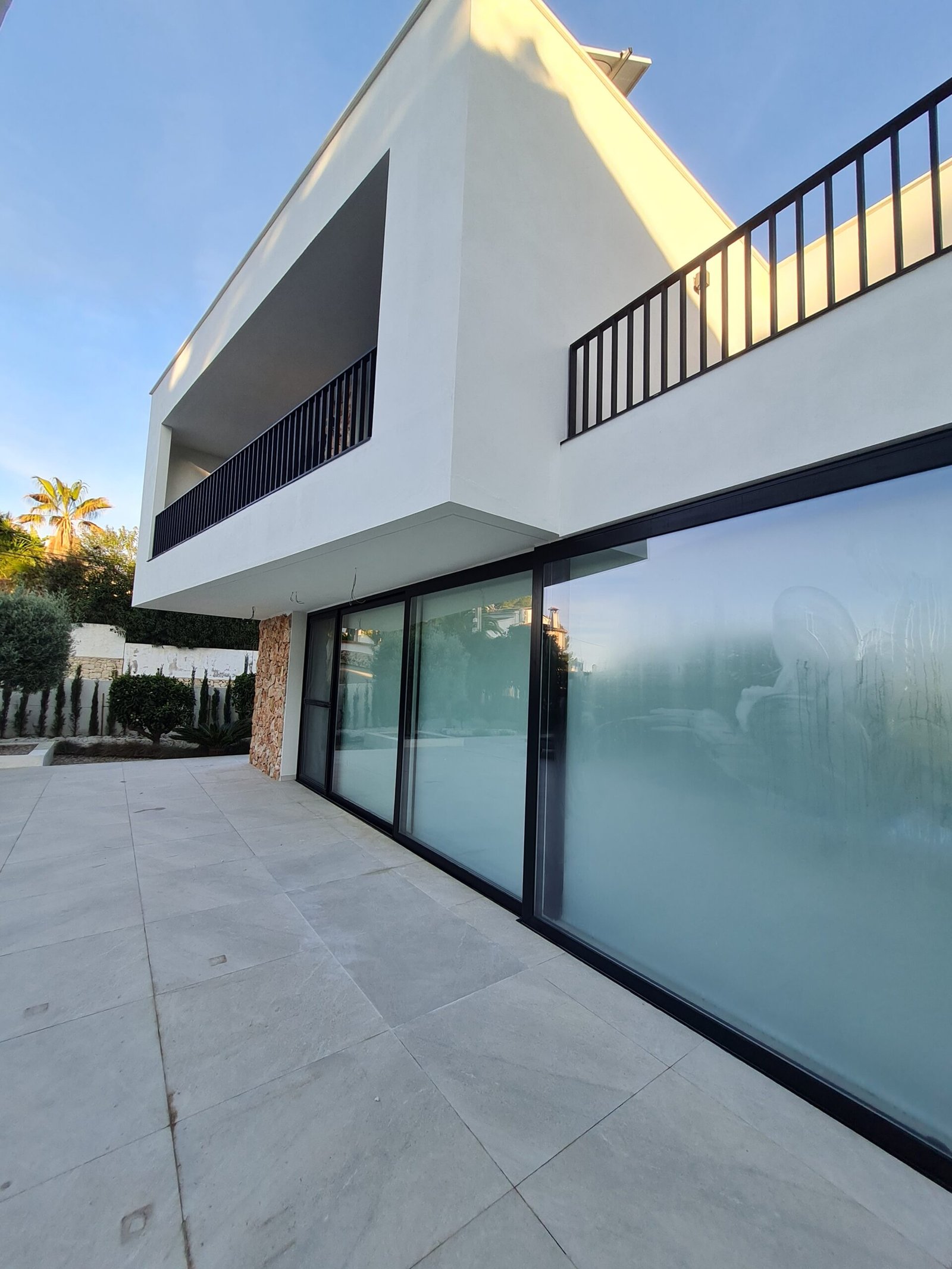 Modern villa painting project in Moraira