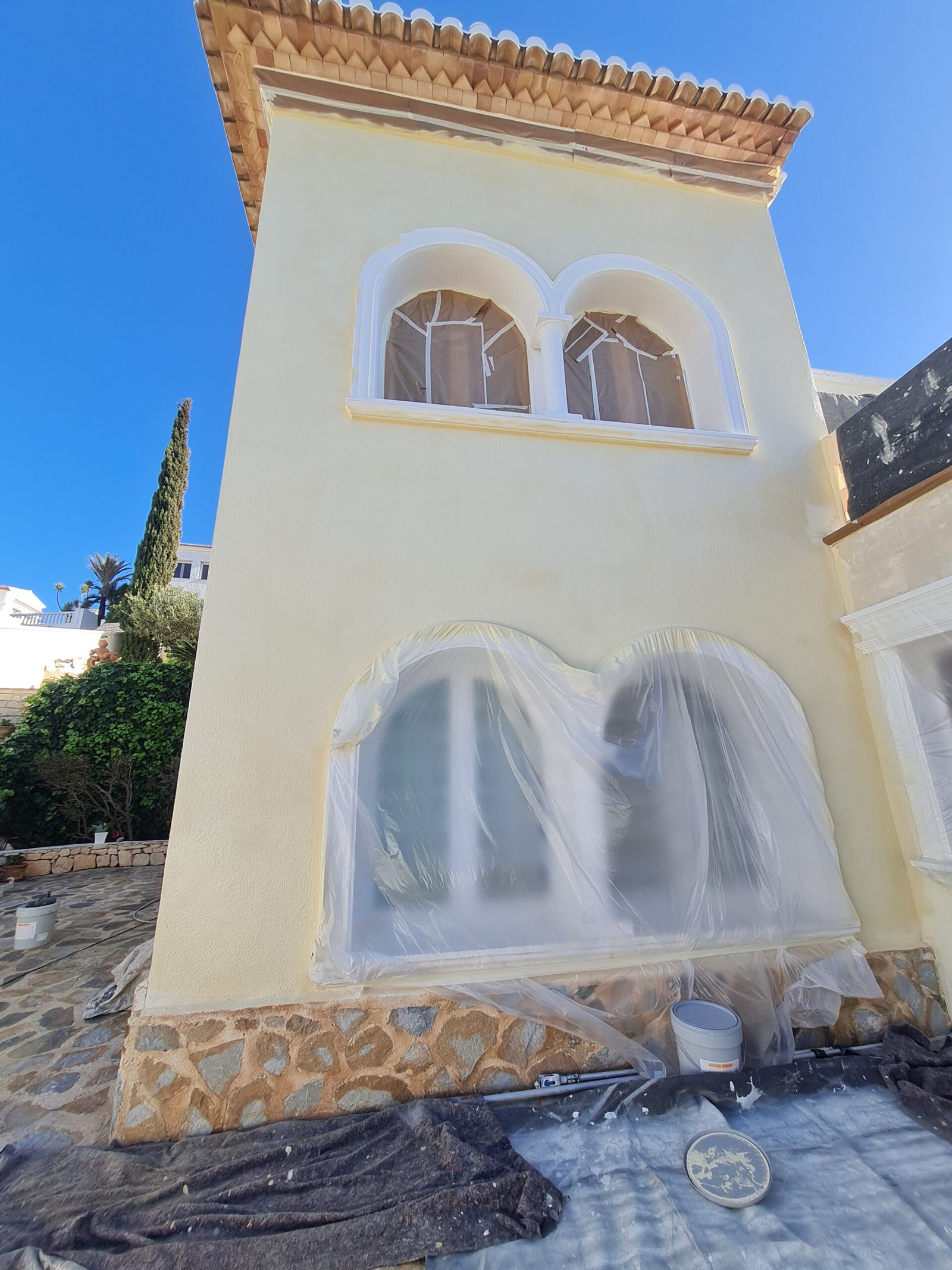 Professional house painting in Moraira