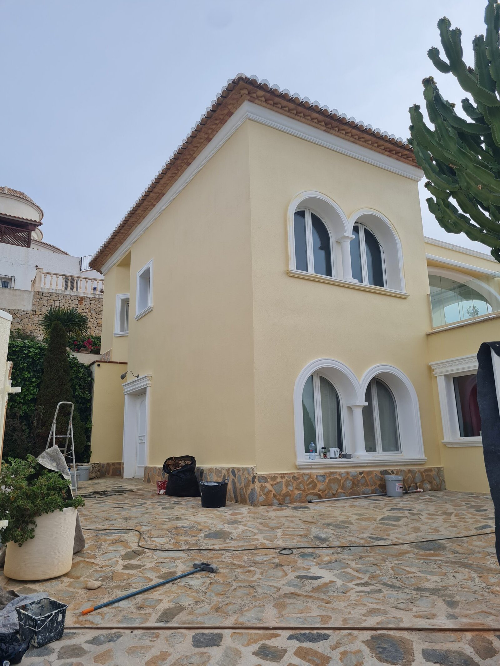 Villa painting project in Moraira