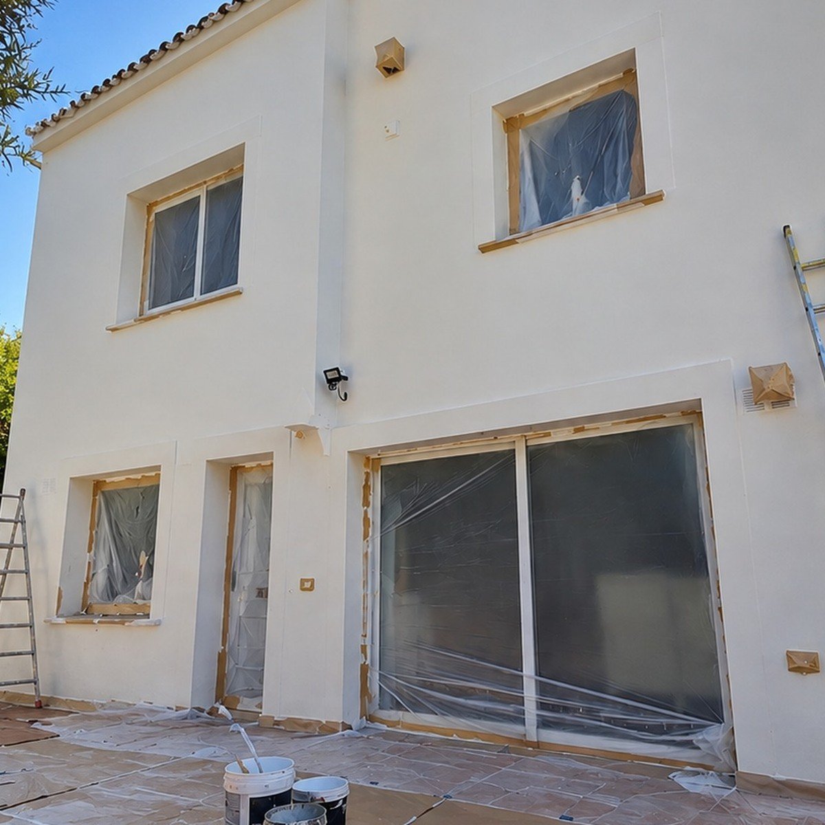 Professional villa painting project by Villa Paint Costa Blanca