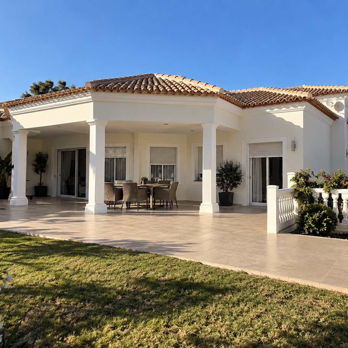 Villa Paint professional property finishing system Costa Blanca