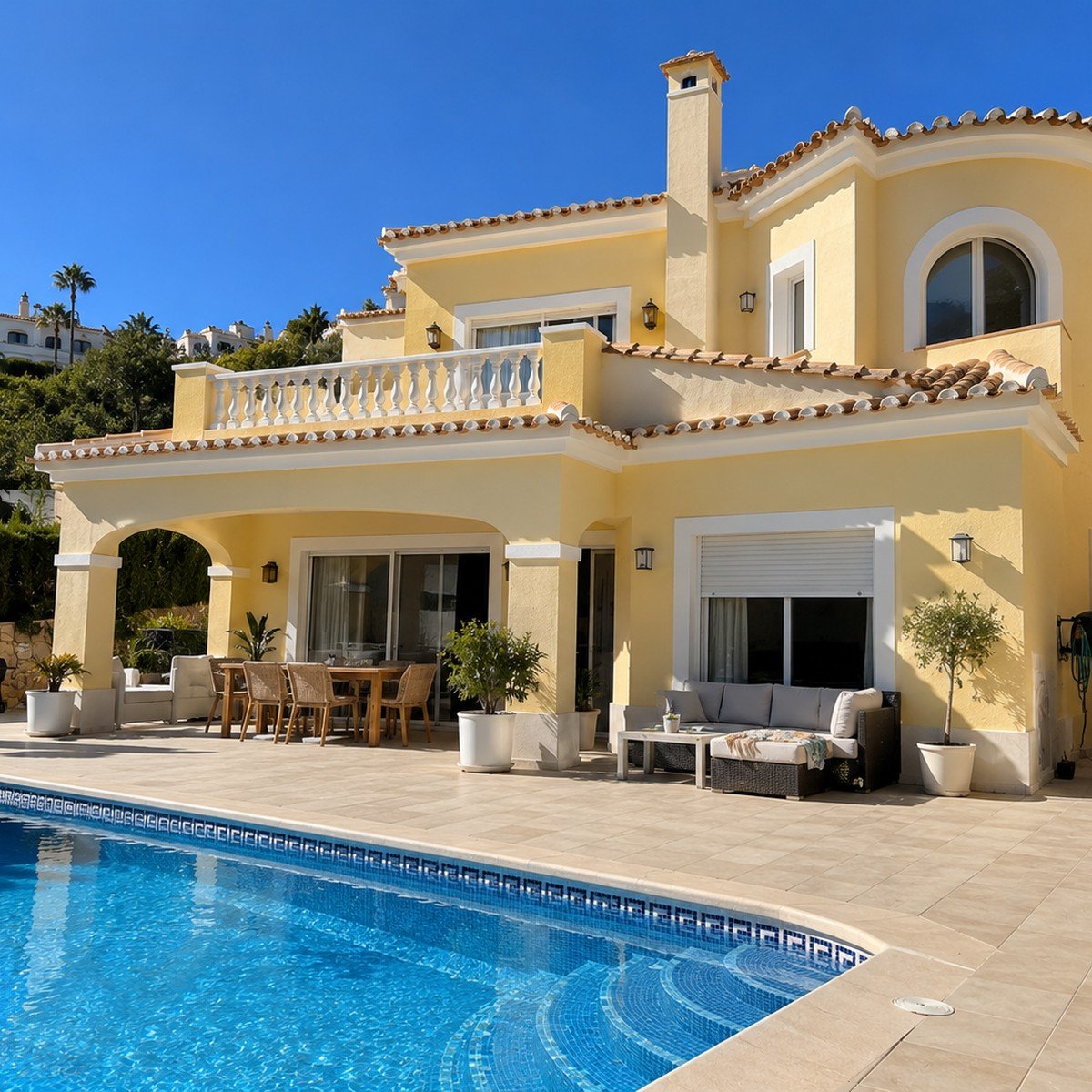Final painted villa result Costa Blanca